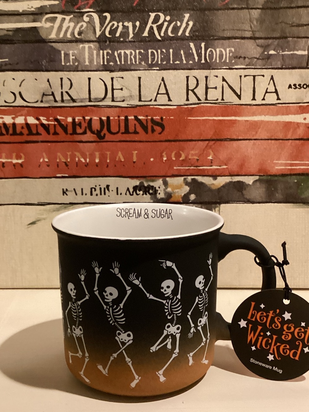 Scream $ Sugar Skeleton Halloween Mug